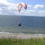 Flug an der Küste in Dänemark (Foto: Austriafly)