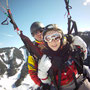 Gleitschirmtandemflug im Winter (Foto: Austriafly)