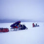 Traversing. Livingston island. Antarctica.