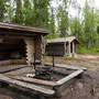 Laavu, tipical public Finnish shelter. 