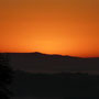 Sonnenaufgang über der Serra da Estrela von uns aus gesehen