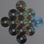 CD ROM (recyclage et esthétique) Un miroir psychédélique.