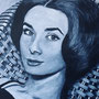 Audrey H. Acrylique sur toile (70 x 50) Ateliereg