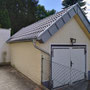 Garagendacheindeckung mit Betondachsteinen
