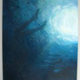 「海に成る」　1620×1303mm　oilcolor　2011　(卒制作品)