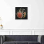 Mockup dient der Veranschaulichung. Bildnachweis: <a href="https://www.freepik.com/free-photo/chic-mid-century-modern-luxury-aesthetics-living-room-with-gray-velvet-couch-golden-lamp_18092368.htm">Image by Rawpixel.com freepik</a>