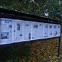 Why buy a newspaper, when someone sticks it to a board on display in the local park?