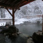 積善館　雪の露天風呂 「杜の湯」