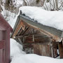 戸隠神社九頭竜神社も雪の中