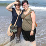 Ina und ich am Marina Beach