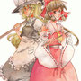 最強のふたり 東方　透明水彩 B５変形