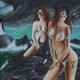 Isle of Avalon - Acryl auf Leinwand - Tryptichon - 80 x 180 cm