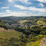 Aussicht von der Burg Brück (Panorama) - Wer mein Zelt findet, darfs behalten!