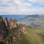 Nur zum Vergleich, weshalb Erinnerungen in mir hochkamen: Three Sisters, Blue Mountains NP, NSW, Australia