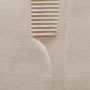 "huellas-herencias-peine", 2010. Impresión-cerámica.20x12x1cm.