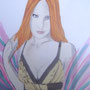 Simone Simons (EPICA) with lay-out