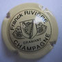 Marque :  RIVIERE Franck N° Lambert : 2 Couleur :  Jaune-crème net Noir Description : Harpe dans un blason entouré de deux grappes de raisins  Emplacement : 094-01-05