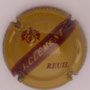 Marque : CLEMENT J N° Lambert : 5 Couleur : Or foncé et bordeaux Description : Initiales et nom de la marque   Emplacement : 