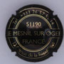 Marque : PERTOIS - MORISET N° Lambert : 5 verso Couleur :  Noir, or et rose  Description : Initiales en lettres scripturales  - Nom de la marque sur le pourtour  Emplacement : 