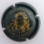 Marque : BARON Albert N° Lambert : 28 Couleur : Vert foncé et or Description : Jean de la Fontaine - nom de la marque Emplacement : 