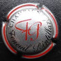 Marque :  FENEUIL - POINTILLARD N° Lambert : 12 Couleur :  Fond gris - crème Description : Initiale et nom de la   marque Emplacement : 