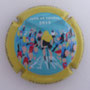 Marque : DAVID - HEUCQ Henri N° Lambert : 104b Couleur : Polychrome, contour jaune Description : Cyclistes - TDF 2019 8 juillet CLM Binche - Eperbay - Nom de la marque Emplacement : 