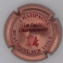Marque : BEAUMONT sur VESLE N° Lambert : NR Couleur : Or et vert Description : Restaurant La table champenoise Emplacement : 