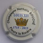 Marque : BOUCHE Nathalie N° Lambert : 3-1 Couleur : Blanc et noir Description : Bicentenaire Louis XIV - nom de la marque  Emplacement : 