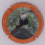 Marque : ARMAND Serge N° Lambert : 11e Couleur : Polychrome, contour orange Description : Panda roux 6/6 - Nom de la marque dans le bouchon  Emplacement : 