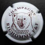 Marque : RICHOMME P & F N° Lambert : 10 Couleur : Blanc et marron Description : Tête d'ours et nom de la marque  Emplacement : 