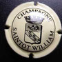 Marque :  SAINTOT WILLIAM N° Lambert : 1 Couleur :  Crème et noir Description : Blason couronné et nom de la marque  Emplacement : 