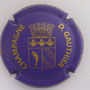 Marque : GAUTHIER Didier N° Lambert : 19 Couleur : Violet et or Description : Blason surmonté d'une couronne - nom de la marque Emplacement : 