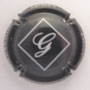 Marque : LANGRY Didier  N° Lambert : 10d Couleur : Noir et blanc Description : Lettre “G” - nom de la marque  Emplacement : 
