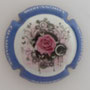 Marque : SAMPERS Claude N° Lambert : 7 Couleur : Contour bleu Description : Rose - nom de la marque  Emplacement : 