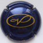 Marque : VESSELLE Alain N° Lambert : 15a Couleur : Bleu métallisé et or Description : Initiales cursives  Emplacement : 