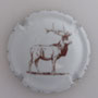 Marque : TANNEUX - MAHY N° Lambert : 37a Couleur : Fond blanc et dessin marron Description : Cerf - nom de la marque  Emplacement : 