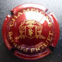 Marque :  FIGUET Bernard N° Lambert : 1 Couleur :  Bordeaux et or Description : Intiales FB stylisées   dans une armoirie  Emplacement : 