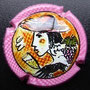 Marque :  JOLY N° Lambert : 20 Couleur : Contour rose Description : Femme et coupe de   champagne Emplacement : 