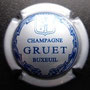 Marque : GRUET N° Lambert : 6 Couleur : Argent et Bleu  Description : Blason  Emplacement : 