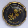 Marque : GENERIQUE  N° Lambert : 899b Couleur : Noir et or Description : Grappe de raisins Ref perso : 