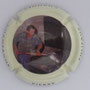 Marque : PHLIPAUX Pierre  N° Lambert : 2 Couleur : Contour crème Description : Homme travaillant - nom de la marque sur le pourtour  Emplacement : 