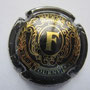 Marque :  FOURNY & Fils (veuve) N° Lambert : 11 Couleur :  Noir et or Description : Lettre F dans un cartouche noir  Emplacement : 050-05-01