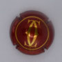 Marque : VRANKEN N° Lambert : 31  Couleur : Bordeaux et or  Description : Cuvée Cartier - 32mm  Emplacement : 