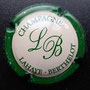 Marque : LAHAYE - BERTHELOT N° Lambert : 13b Couleur : Contour vert, fond blanc Description : Initiales stylisées et nom de la marque  Ref perso : 