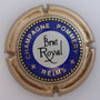 Marque : POMMERY N° Lambert : 88 or pâle Couleur : Contour Bronze, cercle Bleu, cartouche blanc Description : Brut Royal.   Emplacement : 
