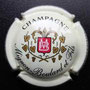 Marque :  MIGNON - BOULARD & Fils N° Lambert : 1 Couleur :  Fond crème pâle Description : Lettres MB dans cartouche rouge, nom de la marque  Emplacement : 