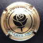 Marque : HENRIOT N° Lambert : 56 Couleur : Or et or Description : Cuvée Rose noire  Emplacement : 