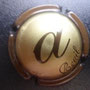 Marque :  VOLLEREAUX N° Lambert : 4.8 Couleur :  Contour marron Description : Lettre A  Emplacement : 