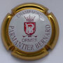 Marque : PARMANTIER Bernard N° Lambert : 1 Couleur : Contour Or  Description : Initiales PB dans blason surmonté d'une couronne  - nom de la marque Emplacement : 