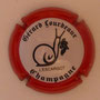 Marque : LOURDEAUX Gérard N° Lambert : 15 Couleur : Blanc, contour rouge Description : L'escargot de champagne - Nom de la marque  Emplacement : 
